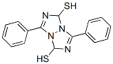 3,7-Diphenyl-1H,5H-[1,2,4]triazolo[1,2-a][1,2,4]triazole-1,5-dithiol 化学構造式