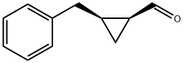 Cyclopropanecarboxaldehyde, 2-(phenylmethyl)-, (1S,2S)- (9CI) Structure