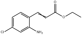 3-(2-氨基-4-氯苯基)丙烯酸乙酯 结构式