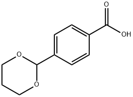 Benzoic acid, 4-(1,3-dioxan-2-yl)- (9CI) Structure