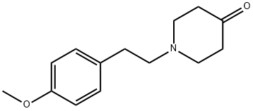 1-[2-(4-methoxyphenyl)ethyl]-4-piperidone ,39742-63-7,结构式
