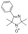 [4-フェニル-2,2,5,5-テトラメチル-3-イミダゾリン-1-イルオキシ]ラジカル 化学構造式