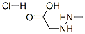 Methylhydrazinoacetate hydrochloride Struktur