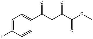 METHYL 4-(4-FLUOROPHENYL)-2,4-DIOXOBUTANOATE Structure