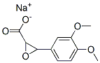 Sodium 3-(3,4-dimethoxyphenyl)glycidate Structure