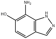 7-AMINO-1H-INDAZOL-6-OL Structure