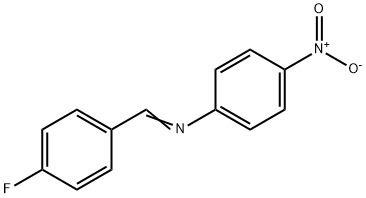 N-(4-Nitrophenyl)-4-fluorobenzenemethanimine Structure