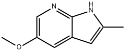 1H-Pyrrolo[2,3-b]pyridine, 5-methoxy-2-methyl- Structure