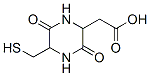 2-Piperazineacetic acid, 5-(mercaptomethyl)-3,6-dioxo- (9CI) 结构式