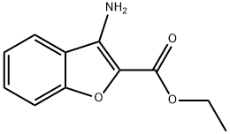 3-氨基苯并呋喃-2-甲酸乙酯,39786-35-1,结构式