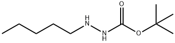 Hydrazinecarboxylic acid, 2-pentyl-, 1,1-dimethylethyl ester (9CI) Structure