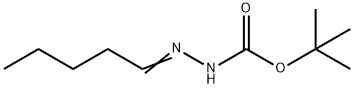 Hydrazinecarboxylic acid, pentylidene-, 1,1-dimethylethyl ester (9CI) Structure