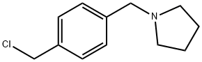 1-[4-(Chloromethyl)benzyl]pyrrolidine hydrochloride Structure