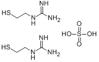 (2-MERCAPTOETHYL)-GUANIDINE SULFATE 化学構造式