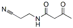 N-(2-cyanoethyl)-3-oxobutyramide Structure