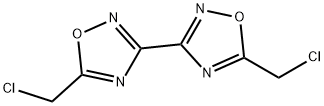 5,5'-BIS(CHLOROMETHYL)-3,3'-BI-1,2,4-OXADIAZOLE Struktur