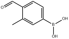 4-FORMYL-3-METHYLPHENYLBORONIC ACID 结构式