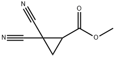 Cyclopropanecarboxylic acid, 2,2-dicyano-, methyl ester (9CI) Structure