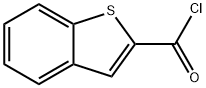 苯并[B]噻吩-2-羰酰氯, 39827-11-7, 结构式