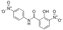 2-ヒドロキシ-3-ニトロ-N-(4-ニトロフェニル)ベンズアミド 化学構造式