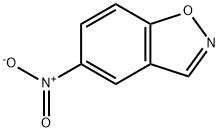 5-ニトロ-1,2-ベンゾイソオキサゾール 化学構造式