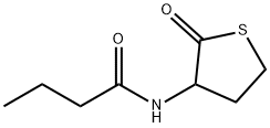 N-(四氢-2-氧代-3-噻吩基)丁酰胺, 39837-08-6, 结构式