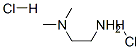 N,N-dimethylethylenediamine dihydrochloride Structure