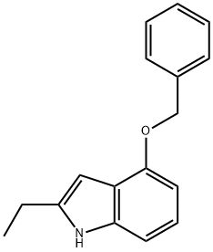 2-ethyl-1H-indol-4-ol 化学構造式