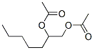 1,2-ヘプタンジオールジアセタート 化学構造式