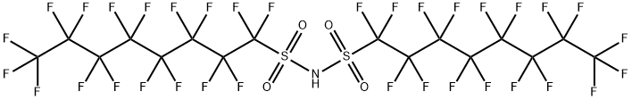 BIS(PERFLUOROOCTYLSULFONYL)AMINE, 39847-41-1, 结构式