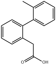 2'-METHYL-BIPHENYL-2-ACETIC ACID 结构式