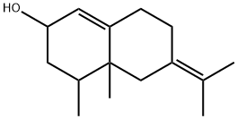 2,3,4,4a,5,6,7,8-octahydro-4,4a-dimethyl-6-(1-methylethylidene)-2-naphthol Structure