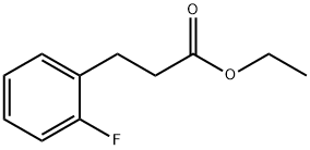 3-(2-FLUORO-PHENYL)-PROPIONIC ACID ETHYL ESTER 化学構造式