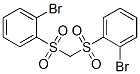 Bis(2-bromophenylsulfonyl)methane Struktur