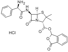 酞氨西林盐酸盐,39878-70-1,结构式