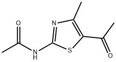 N-(5-乙酰基-4-甲基-噻唑-2-基)-乙酰胺,39884-12-3,结构式