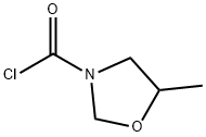 3-Oxazolidinecarbonyl chloride, 5-methyl- (9CI) Struktur