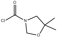 3-Oxazolidinecarbonyl chloride, 5,5-dimethyl- (9CI) 化学構造式