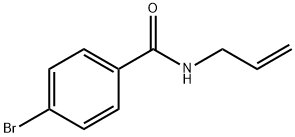 N-烯丙基-4-溴苯甲酰胺 结构式