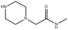 1-Piperazineacetamide,N-methyl-(9CI) Struktur