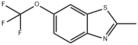 2-甲基-6-(三氟甲氧基)苯并[D]噻唑,399-20-2,结构式