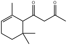 1-(2,6,6-trimethyl-2-cyclohexen-1-yl)butane-1,3-dione Structure