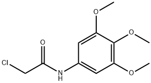 2-CHLORO-N-(3,4,5-TRIMETHOXYPHENYL)ACETAMIDE 化学構造式