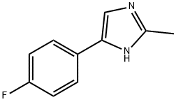 1H-Imidazole,  4-(4-fluorophenyl)-2-methyl-  (9CI) Structure