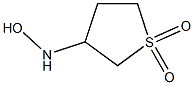 3-Thiophenamine, tetrahydro-N-hydroxy-, 1,1-dioxide (9CI) Structure