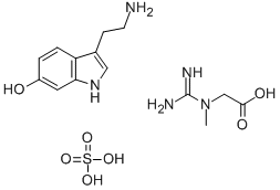 6-HYDROXYTRYPTAMINE, CREATINE SULFATE Structure