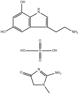 5,7-二羟基色胺肌酐硫酸盐,39929-27-6,结构式