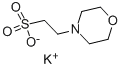 2-(N-吗啉)乙磺酸钾,39946-25-3,结构式