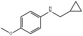 CYCLOPROPYLMETHYL-(4-METHOXY-PHENYL)-AMINE HYDROCHLORIDE 结构式