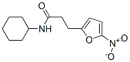 N-Cyclohexyl-5-nitro-2-furanpropanamide Structure